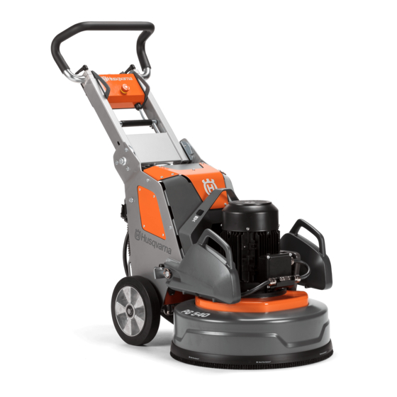 Husqvarna PG 540 Manuel D'utilisation
