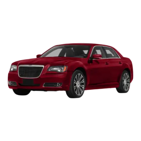 Chrysler 300 Guide De L'automobiliste