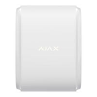 Ajax DualCurtain Outdoor Mode D'emploi