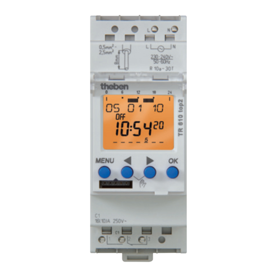 Theben TR 610 top2 Mode D'emploi