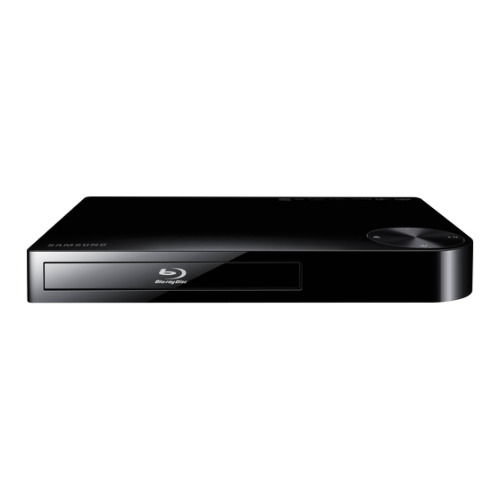 Samsung BD-E5400 Mode D'emploi