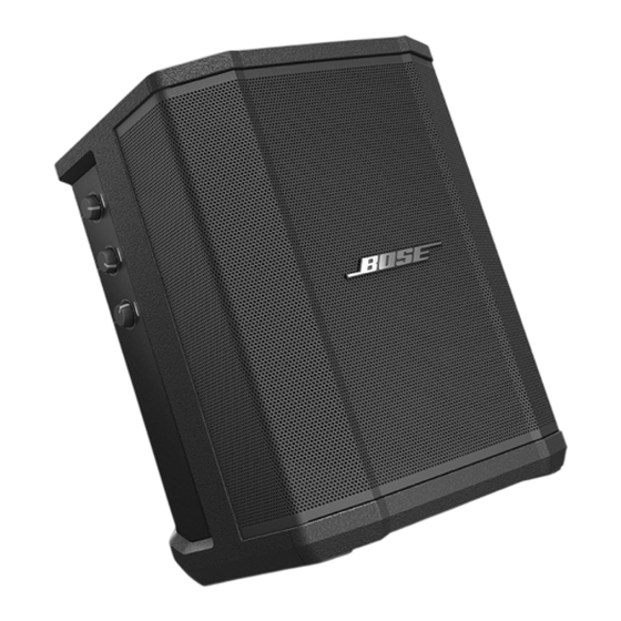 Bose S1 Pro Guide D'utilisation