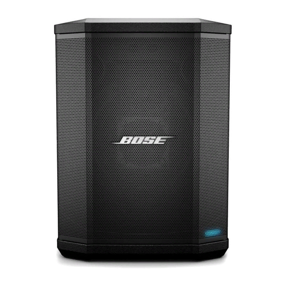 Bose S1 Pro Notice D'utilisation