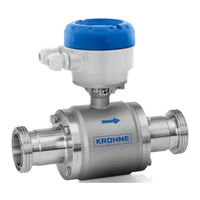 Krohne OPTIFLUX 6000 Guide Rapide