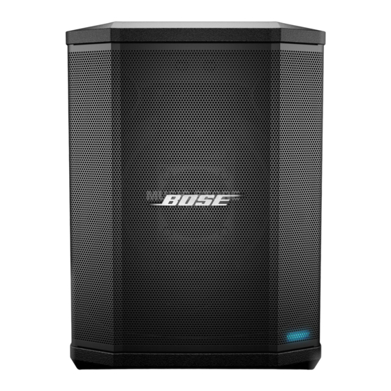 Bose S1 PRO+ Notice D'utilisation
