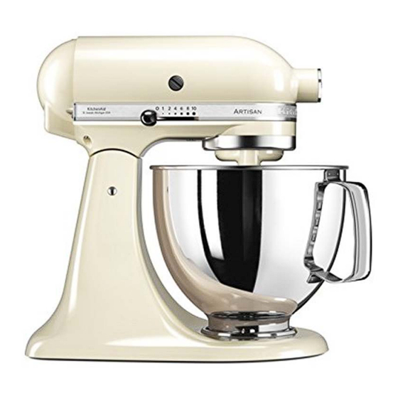 KitchenAid 5KSM125EAC Mode D'emploi