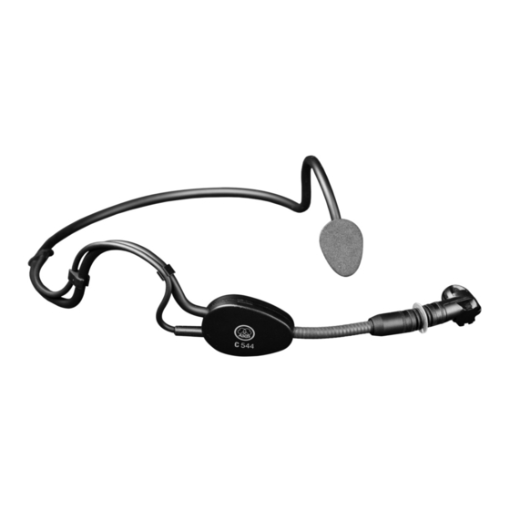 Harman AKG C544 Mode D'emploi