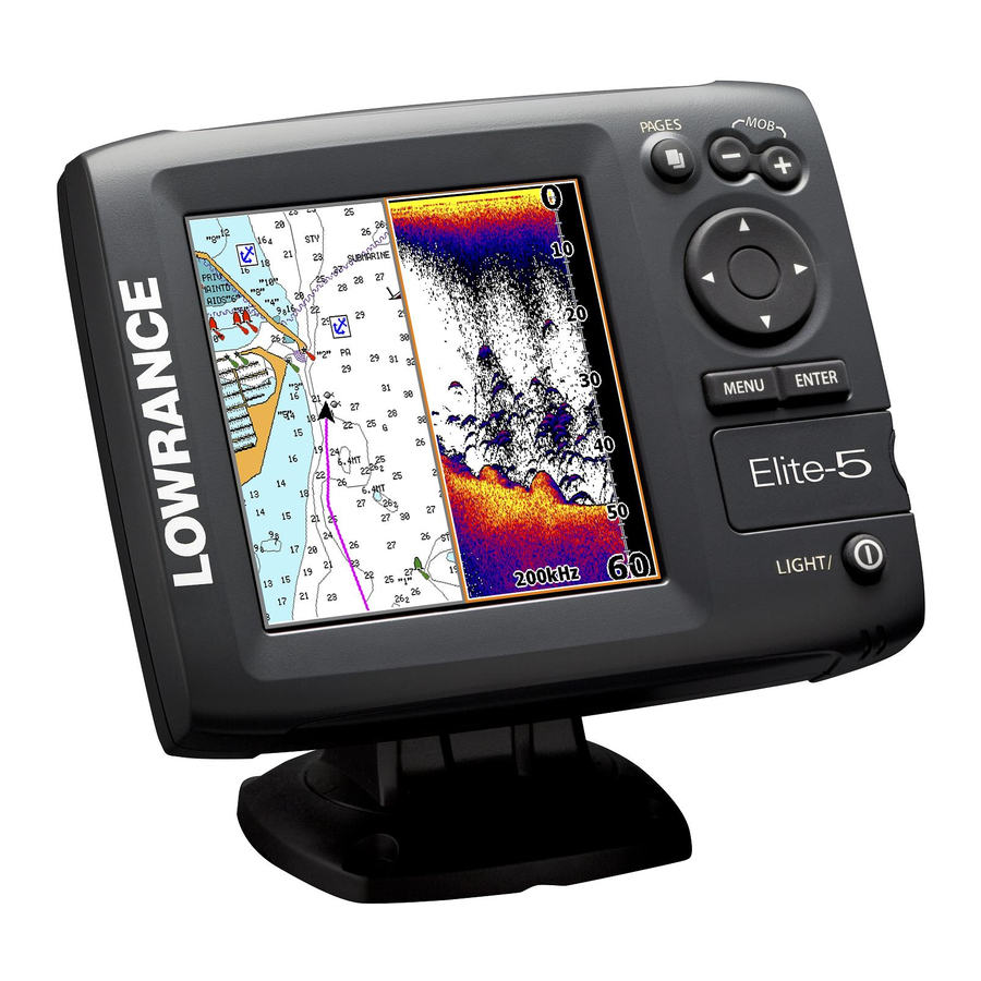 Lowrance Elite-5 DSI Mode D'emploi