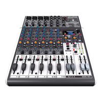 Behringer XENYX 1204USB Guide Rapide