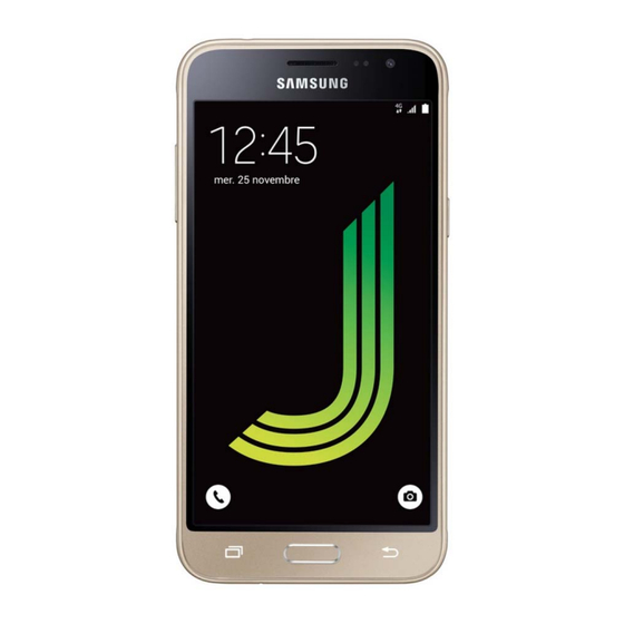 Samsung GALAXY J3 2016 GOLD Mode D'emploi