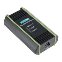 Siemens SIMATIC PC Adapter USB Manuel