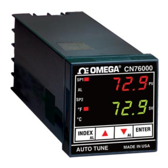 Omega CN76000 Manuel D'utilisation