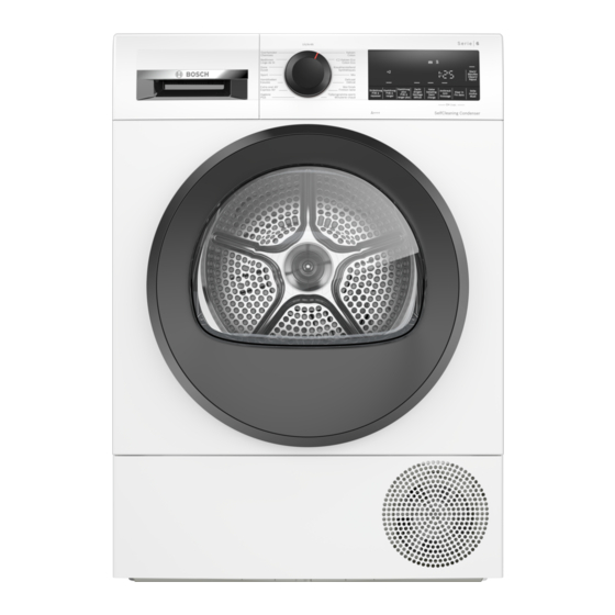 Bosch WQG235DNFG Manuel D'utilisation