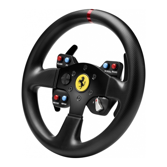 Thrustmaster Ferrari GTE Wheel Add-On Ferrari 458 Challenge Edition Manuels