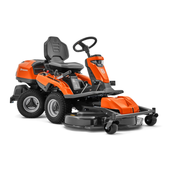 Husqvarna R 318X Manuel D'utilisation