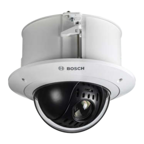 Bosch AUTODOME IP 4000 HD Manuel D'installation