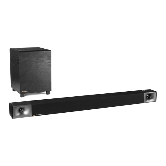 Klipsch CINÉMA 400 Manuel D'utilisation