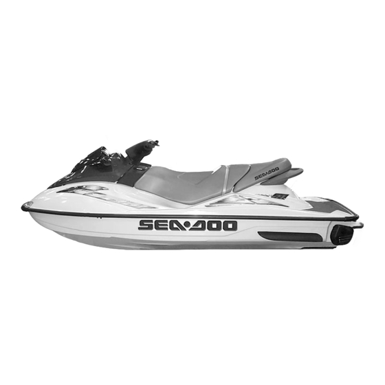 Sea-doo GTI MC 2005 Serie Guide Du Conducteur