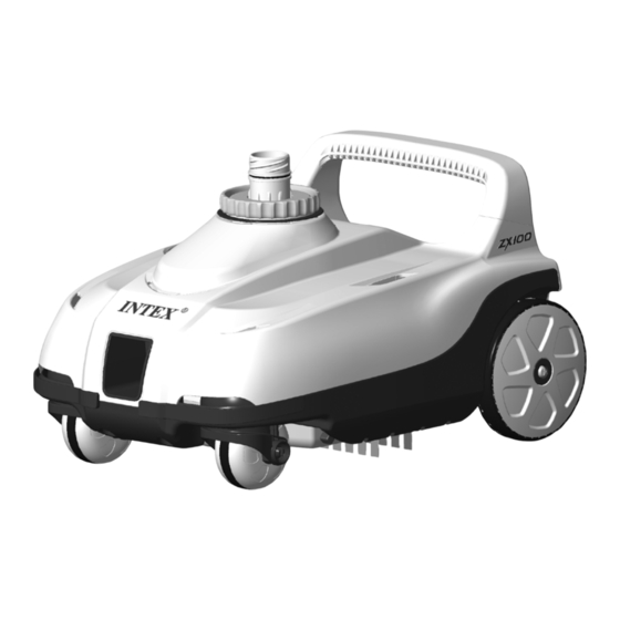 Intex Robot Fond ZX100 Manuel D'utilisation