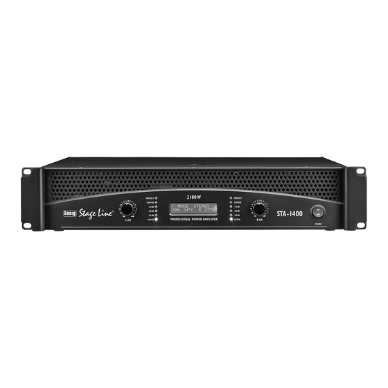 IMG STAGELINE STA-600 Mode D'emploi