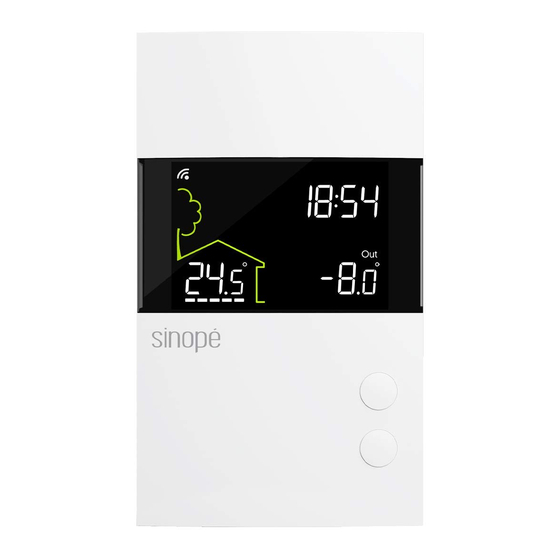 Sinope TH1310WF Guide D'installation
