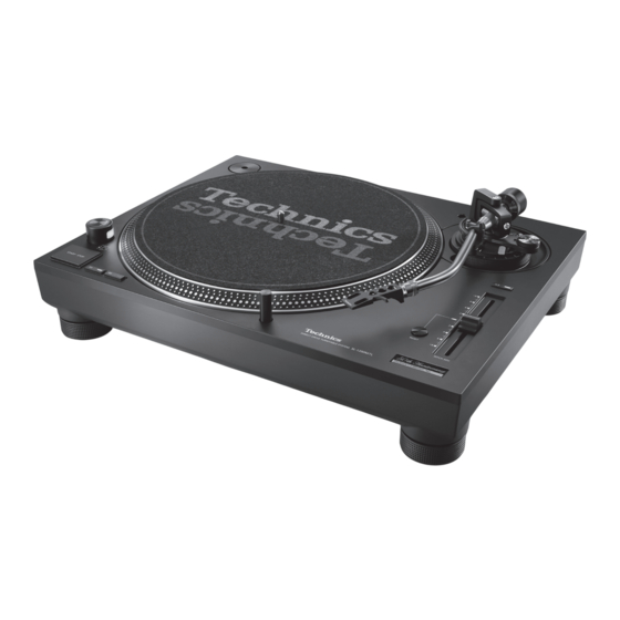 Technics SL-1200M7L Manuel D'utilisation