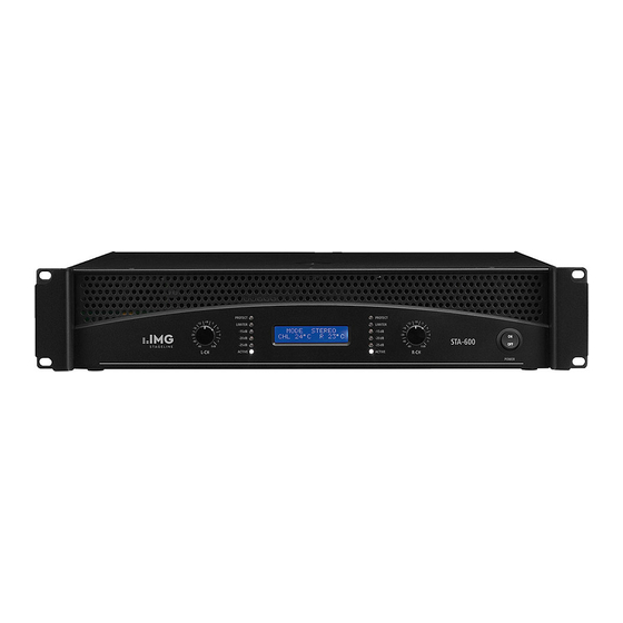 IMG STAGELINE STA-600 Mode D'emploi