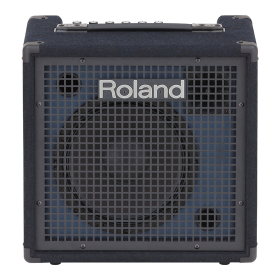 Roland KC-80 Mode D'emploi