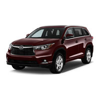 Toyota HIGHLANDER 2014 Manuel Du Propriétaire