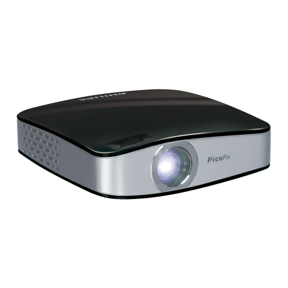 Philips PicoPix PPX 1020 Guide D'utilisation