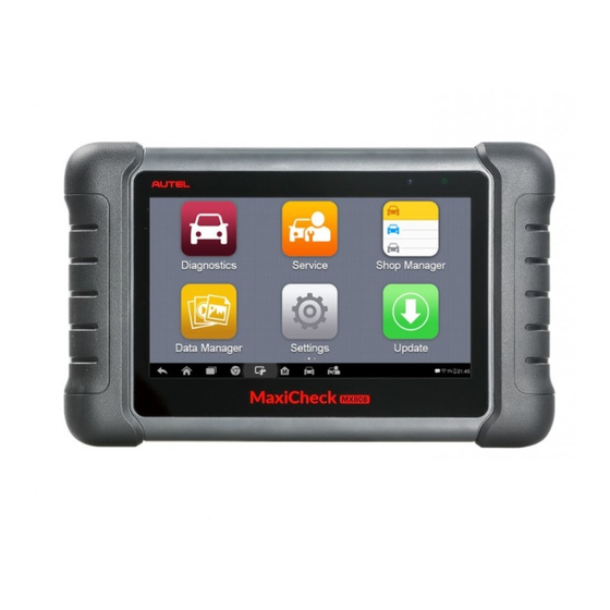 Autel MX808 Mode D'emploi