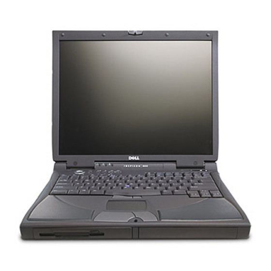 Dell Inspiron 8200 Guide Rapide