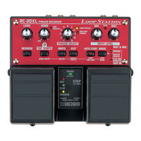 Boss Loop Station RC-20XL Mode D'emploi