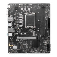 Msi PRO H610M-E DDR4 Manuel D'utilisation