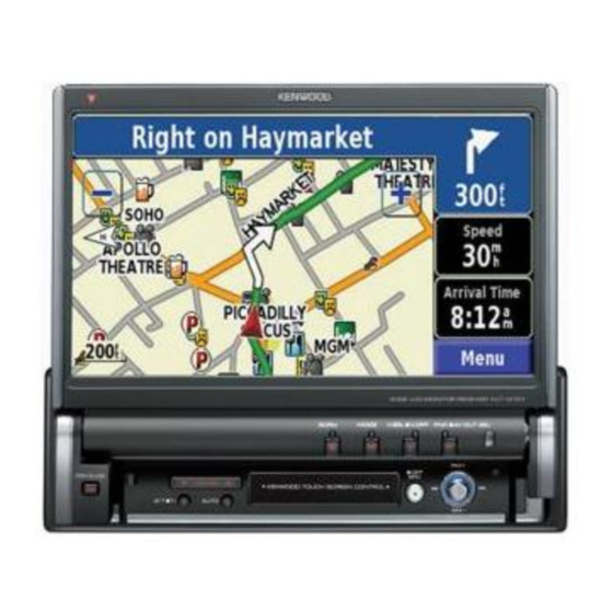 Kenwood KVT-M707 Manuel D'installation