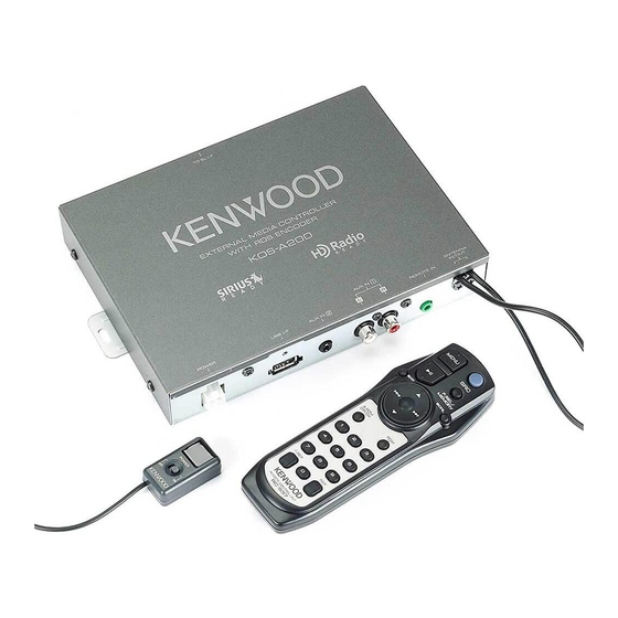 Kenwood KOS-A200 Mode D'emploi