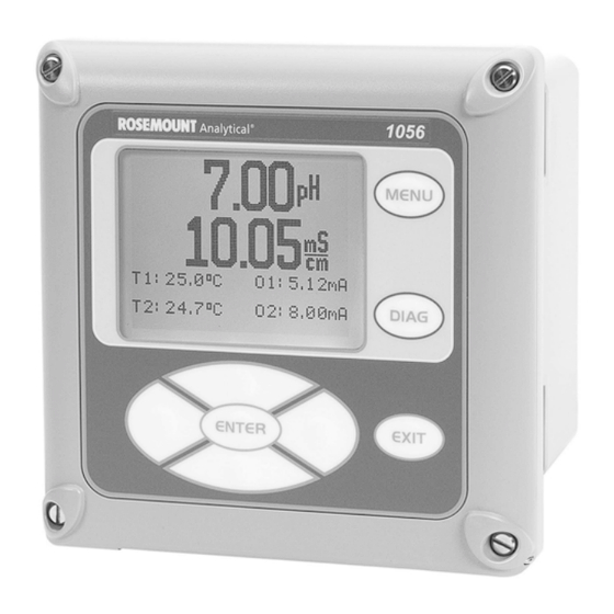 Emerson Rosemount Analytical 1056 Manuel D'instructions