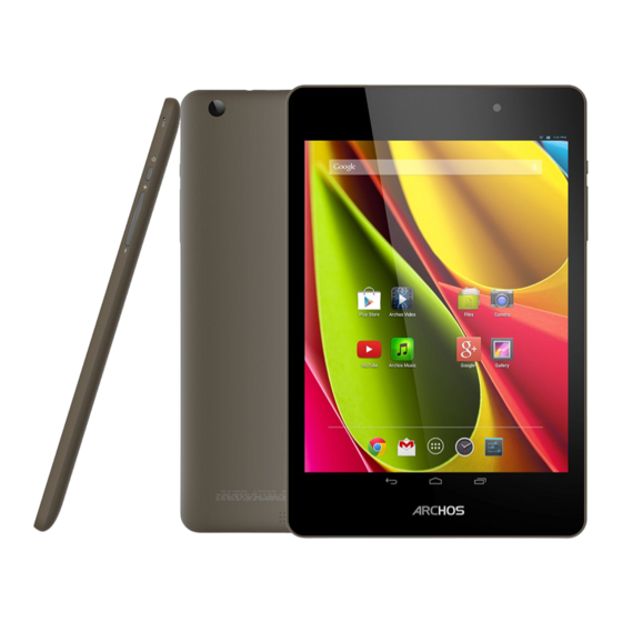 Archos 79 Cobalt Manuels