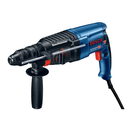 Bosch Professional GBH 2-26 E Instructions D'utilisation