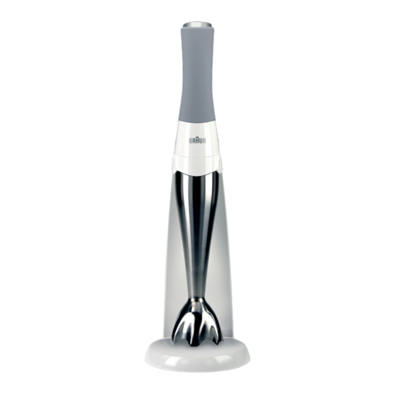 Braun Multiquick 9 Mode D'emploi