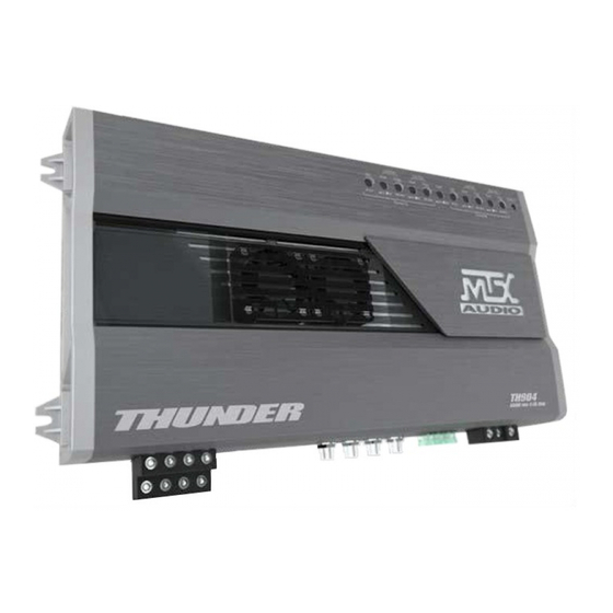 MTX Audio Thunder TH904 Manuels