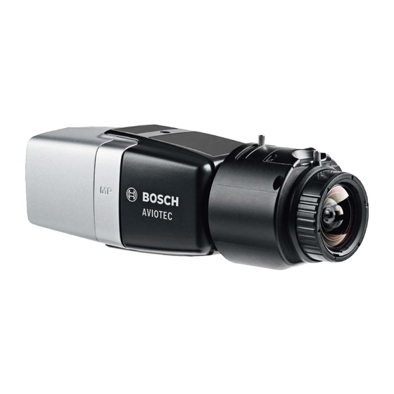 Bosch AVIOTEC IP starlight 8000 Manuel D'utilisation