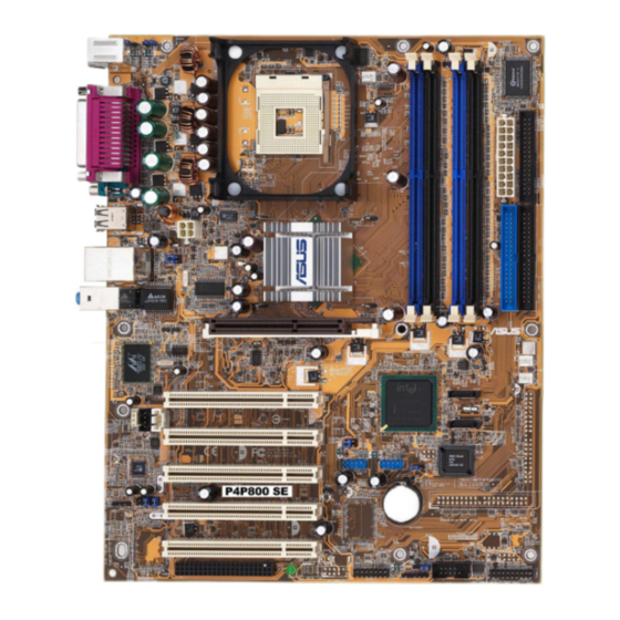 Asus P4P800 SE Guide De L'utilisateur