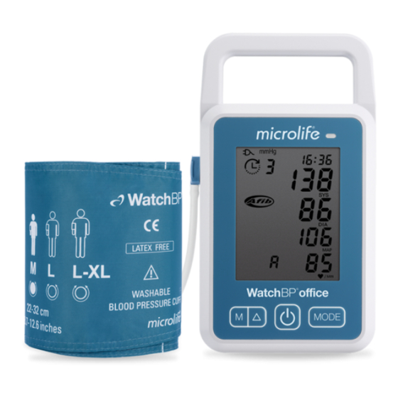 Microlife WatchBP Office Manuel D'instructions