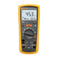 Fluke 1587 Mode D'emploi