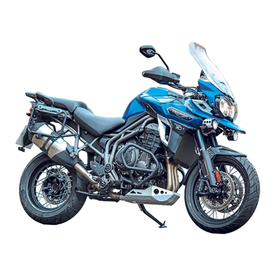 Triumph Explorer 2016 Série Manuels