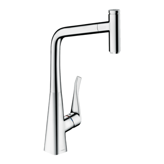 Hansgrohe Metris Select M71 320 1jet 14884 Série Mode D'emploi / Instructions De Montage