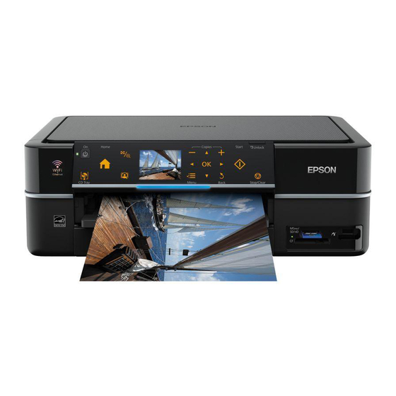 Epson Stylus Photo PX720WD Guide Des Operations De Base