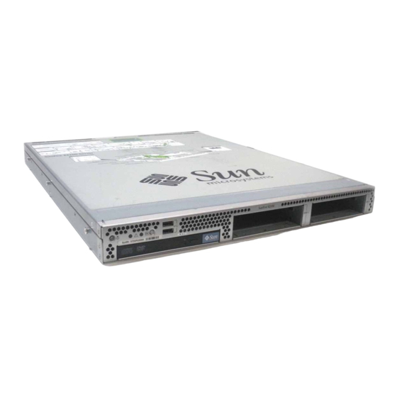 Sun Microsystems Fire X2100 Guide De Mise En Route