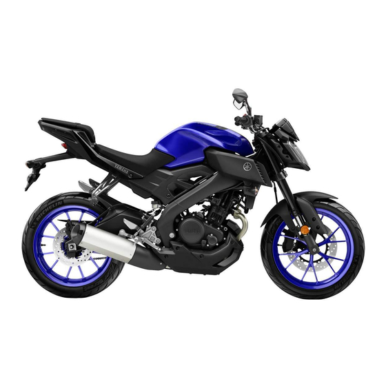 Yamaha MT-125 Manuel Du Propriétaire